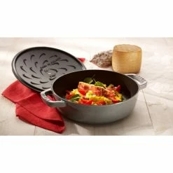 Sauteuse En Fonte Chistera 28 Cm Gris Graphite Staub 17 Sauteuse En Fonte Chistera 28 Cm Gris Graphite Staub -Cookway boutique sauteuse en fonte chistera 28 cm gris graphite staub 7