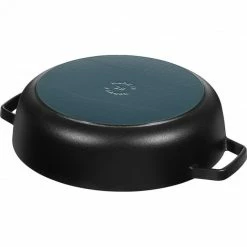 Sauteuse En Fonte Chistera 28 Cm Noir Staub -Cookway boutique sauteuse en fonte chistera 28 cm noir staub 4