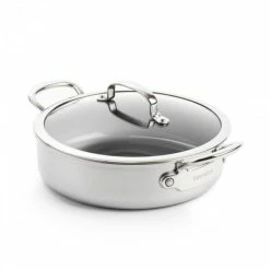 Sauteuse Inox Ø 26 Cm Avec Couvercle PREMIERE GreenPan