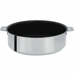 Sauteuse Mutine Ø 22 Cm Manche Amovible Anti-Adhésive Inox Cristel