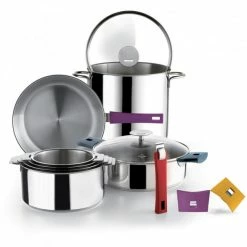 Sauteuse Mutine Ø 26 Cm Manche Amovible Anti-Adhésive Inox Cristel -Cookway boutique sauteuse mutine o 26 cm manche amovible anti adhesive inox cristel 3
