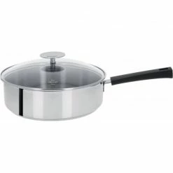 Sauteuse Mutine Ø 26 Cm Manche Fixe Anti-Adhésive Inox Cristel