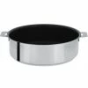 Sauteuse Mutine Ø 28 Cm Manche Amovible Anti-Adhésive Inox Cristel -Cookway boutique sauteuse mutine o 28 cm manche amovible anti adhesive inox cristel