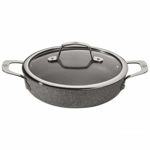 Sauteuse Pierre 24 Cm Avec Couvercle Et Poignées Salina Granitium Ballarini 3 Sauteuse Pierre 24 Cm Avec Couvercle Et Poignées Salina Granitium Ballarini
