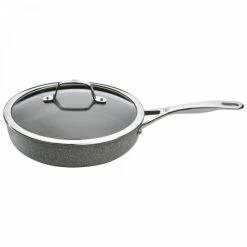 Sauteuse Pierre 28 Cm Avec Couvercle Salina Granitium Ballarini