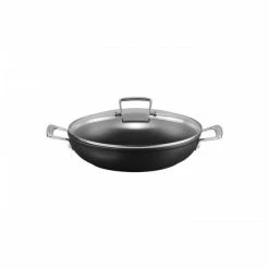 Sauteuse Provençale 28 Cm Anti-Adhérente Avec Couvercle Les Forgées Le Creuset