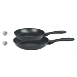 Set De 2 Poêles Aluminium Ø24 & 28 Cm Cookway Ultralu Cristel
