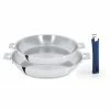 Set De 2 Poêles Inox Avec Poignée Bleue Mutine Amovible Cristel 1 Set De 2 Poêles Inox Avec Poignée Bleue Mutine Amovible Cristel -Cookway boutique set de 2 poeles inox avec poignee blanche mutine amovible cristel