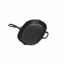 Skillet Grill Fonte Ovale Noir 32 Cm Le Creuset