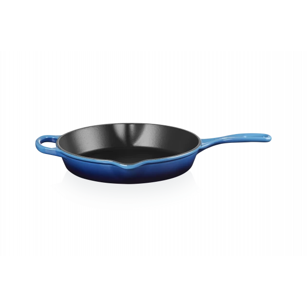 Skillet Rond Profond 26cm En Fonte Azur Le Creuset 5 Skillet Rond Profond 26cm En Fonte Azur Le Creuset – Image 3