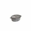 STAUB Cocotte Fonte Ovale 15 Cm Gris Graphite 0,6 L 1 STAUB Cocotte Fonte Ovale 15 Cm Gris Graphite 0,6 L -Cookway boutique staub cocotte fonte ovale 15 cm gris graphite 06 l