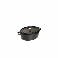 STAUB Cocotte Fonte Ovale 17 Cm Noir Mat 1 L