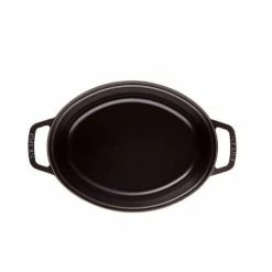 STAUB Cocotte Fonte Ovale 23 Cm Noir Mat 2,35 L 7 STAUB Cocotte Fonte Ovale 23 Cm Noir Mat 2,35 L -Cookway boutique staub cocotte fonte ovale 23 cm noir mat 235 l 2