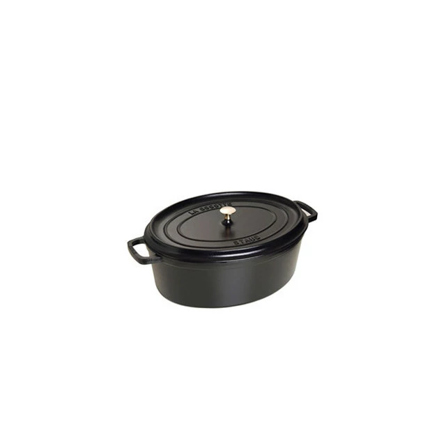 STAUB Cocotte Fonte Ovale 23 Cm Noir Mat 2,35 L 3 STAUB Cocotte Fonte Ovale 23 Cm Noir Mat 2,35 L