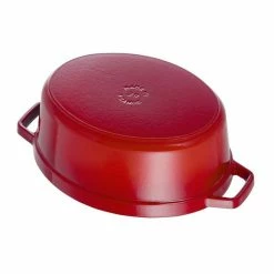 STAUB Cocotte Fonte Ovale 23 Cm Rouge Cerise 2,35 L 8 STAUB Cocotte Fonte Ovale 23 Cm Rouge Cerise 2,35 L -Cookway boutique staub cocotte fonte ovale 23 cm rouge cerise 235 l 2