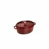 STAUB Cocotte Fonte Ovale 29 Cm Grenadine Majolique 4,2 L