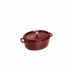STAUB Cocotte Fonte Ovale 29 Cm Grenadine Majolique 4,2 L