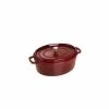 STAUB Cocotte Fonte Ovale 31 Cm Grenadine Majolique 5,5 L -Cookway boutique staub cocotte fonte ovale 31 cm grenadine majolique 55 l