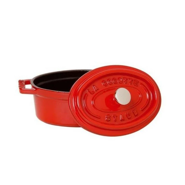 STAUB Cocotte Fonte Ovale 31 Cm Rouge Cerise 5,5 L 4 STAUB Cocotte Fonte Ovale 31 Cm Rouge Cerise 5,5 L – Image 2