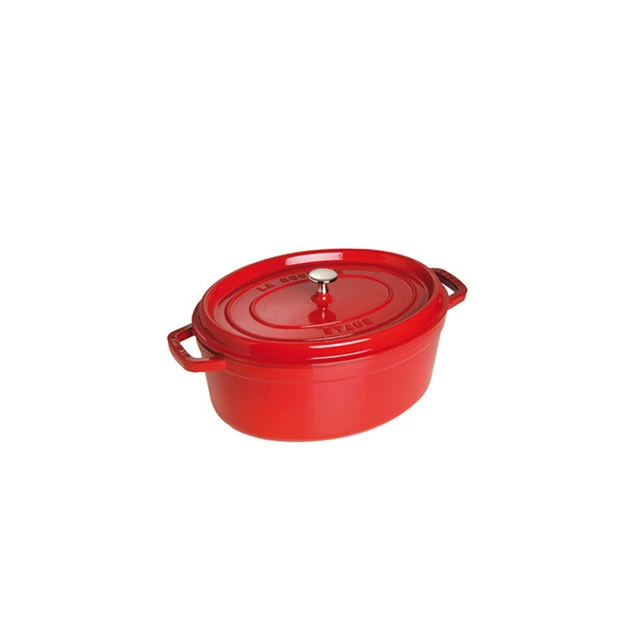 STAUB Cocotte Fonte Ovale 31 Cm Rouge Cerise 5,5 L 3 STAUB Cocotte Fonte Ovale 31 Cm Rouge Cerise 5,5 L