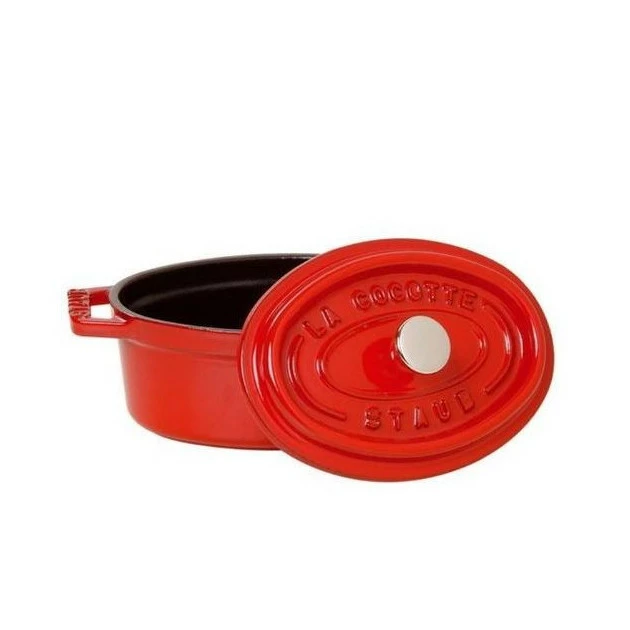 STAUB Cocotte Fonte Ovale 33 Cm Rouge Cerise 6,7 L 4 STAUB Cocotte Fonte Ovale 33 Cm Rouge Cerise 6,7 L – Image 2