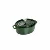 STAUB Cocotte Fonte Ovale 33 Cm Vert Basilic Majolique 6,7 L 2 STAUB Cocotte Fonte Ovale 33 Cm Vert Basilic Majolique 6,7 L -Cookway boutique staub cocotte fonte ovale 33 cm vert basilic majolique 67 l