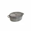 STAUB Cocotte Fonte Ovale 37 Cm Gris Graphite 8 L 1 STAUB Cocotte Fonte Ovale 37 Cm Gris Graphite 8 L -Cookway boutique staub cocotte fonte ovale 37 cm gris graphite 8 l