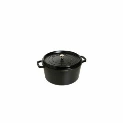 STAUB Cocotte Fonte Ronde 12 Cm Noir Mat 0,4 L
