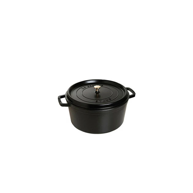 STAUB Cocotte Fonte Ronde 12 Cm Noir Mat 0,4 L 3 STAUB Cocotte Fonte Ronde 12 Cm Noir Mat 0,4 L