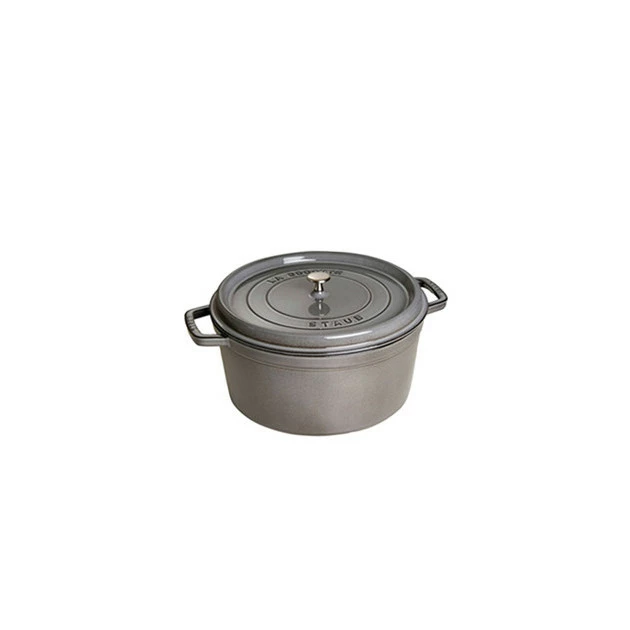 STAUB Cocotte Fonte Ronde 14 Cm Gris Graphite 0,8 L 3 STAUB Cocotte Fonte Ronde 14 Cm Gris Graphite 0,8 L