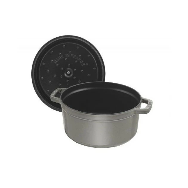 STAUB Cocotte Fonte Ronde 16 Cm Gris Graphite 1,2 L 4 STAUB Cocotte Fonte Ronde 16 Cm Gris Graphite 1,2 L – Image 2