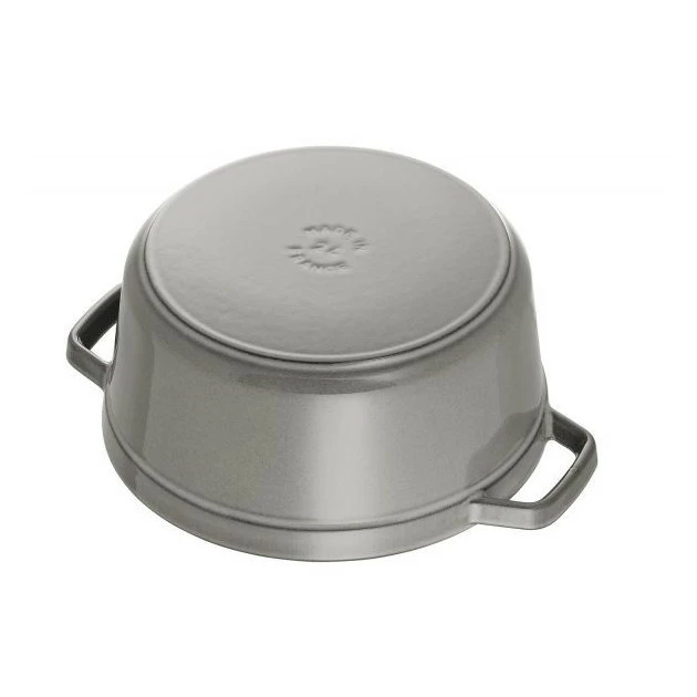 STAUB Cocotte Fonte Ronde 16 Cm Gris Graphite 1,2 L 5 STAUB Cocotte Fonte Ronde 16 Cm Gris Graphite 1,2 L – Image 3