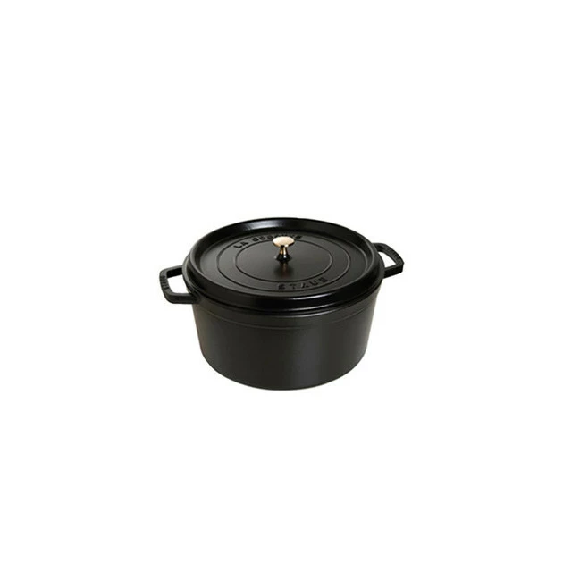 STAUB Cocotte Fonte Ronde 16 Cm Noir Mat 1,2 L 3 STAUB Cocotte Fonte Ronde 16 Cm Noir Mat 1,2 L