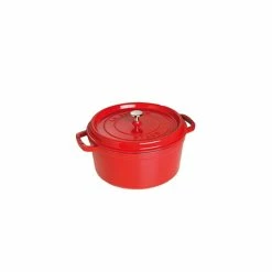 STAUB Cocotte Fonte Ronde 18 Cm Rouge Cerise 1,7 L