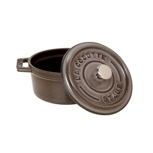 STAUB Cocotte Fonte Ronde 20 Cm Gris Graphite 2,2 L 4 STAUB Cocotte Fonte Ronde 20 Cm Gris Graphite 2,2 L – Image 2