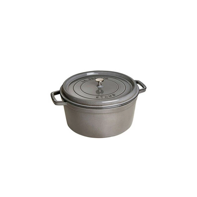 STAUB Cocotte Fonte Ronde 22 Cm Gris Graphite 2,6 L 3 STAUB Cocotte Fonte Ronde 22 Cm Gris Graphite 2,6 L