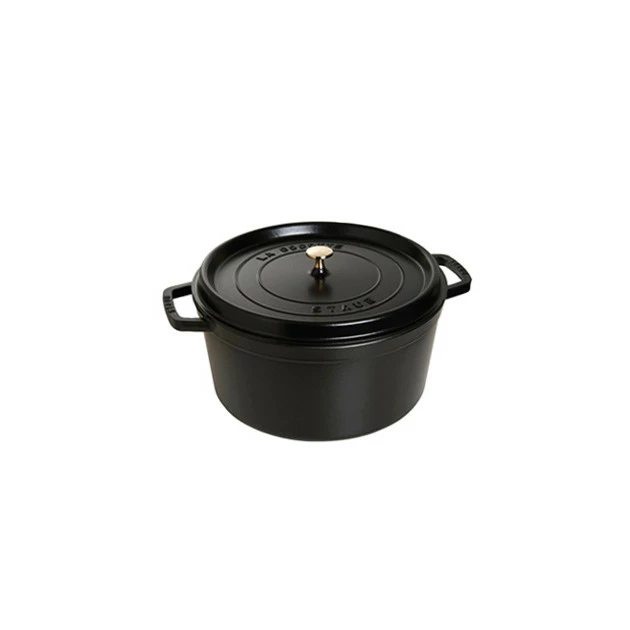 STAUB Cocotte Fonte Ronde 22 Cm Noir Mat 2,6 L 3 STAUB Cocotte Fonte Ronde 22 Cm Noir Mat 2,6 L