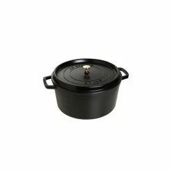 STAUB Cocotte Fonte Ronde 24 Cm Noir Mat 3,8 L