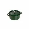 STAUB Cocotte Fonte Ronde 24 Cm Vert Basilic Majolique 3,8 L 1 STAUB Cocotte Fonte Ronde 24 Cm Vert Basilic Majolique 3,8 L -Cookway boutique staub cocotte fonte ronde 24 cm vert basilic majolique 38 l