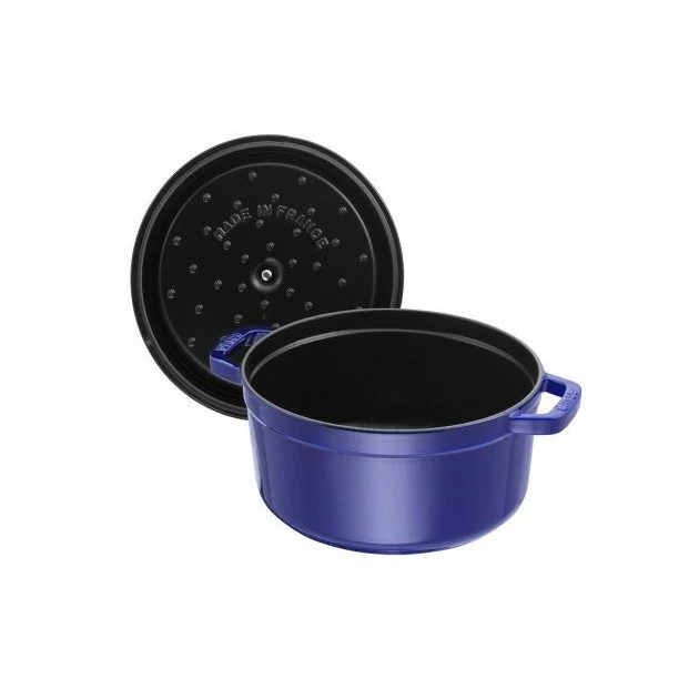 STAUB Cocotte Fonte Ronde 26 Cm Bleu Intense Majolique 5,2 L 4 STAUB Cocotte Fonte Ronde 26 Cm Bleu Intense Majolique 5,2 L – Image 2
