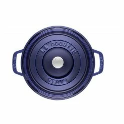 STAUB Cocotte Fonte Ronde 26 Cm Bleu Intense Majolique 5,2 L 8 STAUB Cocotte Fonte Ronde 26 Cm Bleu Intense Majolique 5,2 L -Cookway boutique staub cocotte fonte ronde 26 cm bleu intense majolique 52 l 2