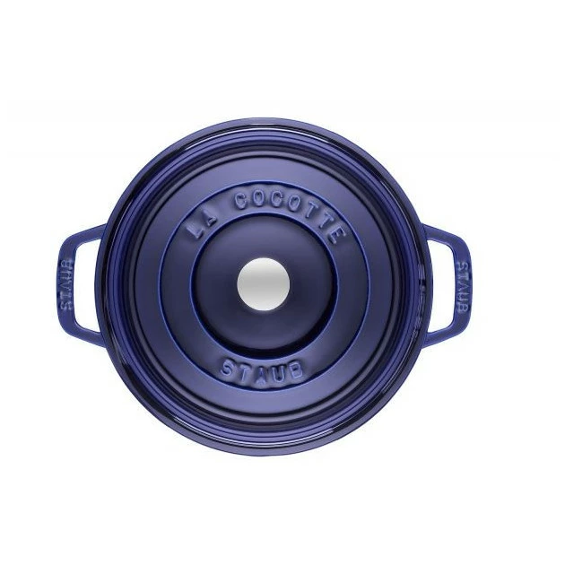 STAUB Cocotte Fonte Ronde 26 Cm Bleu Intense Majolique 5,2 L 5 STAUB Cocotte Fonte Ronde 26 Cm Bleu Intense Majolique 5,2 L – Image 3