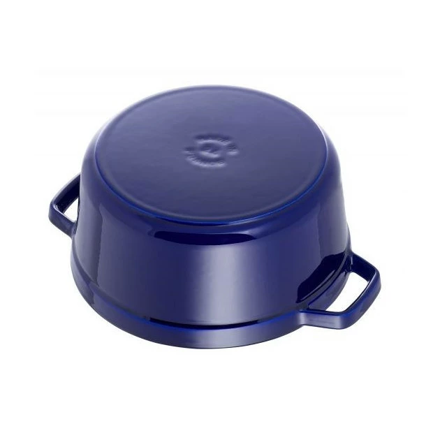 STAUB Cocotte Fonte Ronde 26 Cm Bleu Intense Majolique 5,2 L 6 STAUB Cocotte Fonte Ronde 26 Cm Bleu Intense Majolique 5,2 L – Image 4