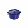 STAUB Cocotte Fonte Ronde 28 Cm Bleu Intense Majolique 6,7 L 1 STAUB Cocotte Fonte Ronde 28 Cm Bleu Intense Majolique 6,7 L -Cookway boutique staub cocotte fonte ronde 28 cm bleu intense majolique 67 l