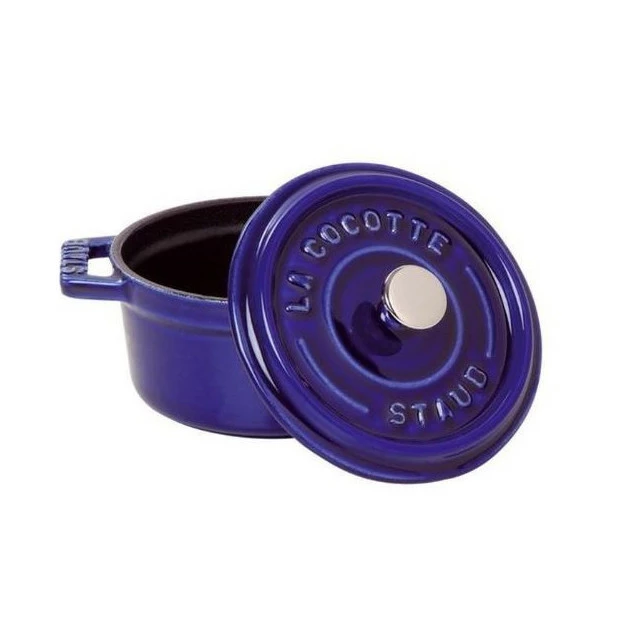 STAUB Cocotte Fonte Ronde 30 Cm Bleu Intense Majolique 8,35 L 4 STAUB Cocotte Fonte Ronde 30 Cm Bleu Intense Majolique 8,35 L – Image 2