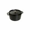 STAUB Cocotte Fonte Ronde 30 Cm Noir Mat 8,35 L 1 STAUB Cocotte Fonte Ronde 30 Cm Noir Mat 8,35 L -Cookway boutique staub cocotte fonte ronde 30 cm noir mat 835 l