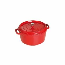 STAUB Cocotte Fonte Ronde 30 Cm Rouge Cerise 8,35 L
