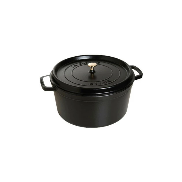 STAUB Cocotte Fonte Ronde 34 Cm Noir Mat 12,6 L 3 STAUB Cocotte Fonte Ronde 34 Cm Noir Mat 12,6 L