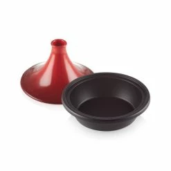 Plat à Tajine En Fonte 31 Cm Cerise Le Creuset -Cookway boutique tajine en fonte 31 cm cerise le creuset 2