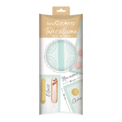 Tapis De Cuisson Silicone Avec Gabarits Scrapcooking